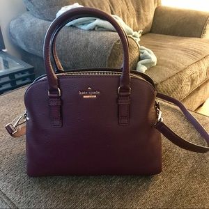 BRAND NEW Kate Spade Plum colored handbag ♠️